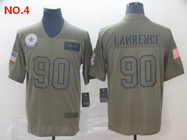 Men's Dallas Cowboys #90 DeMarcus Lawrence Jersey NO.4;